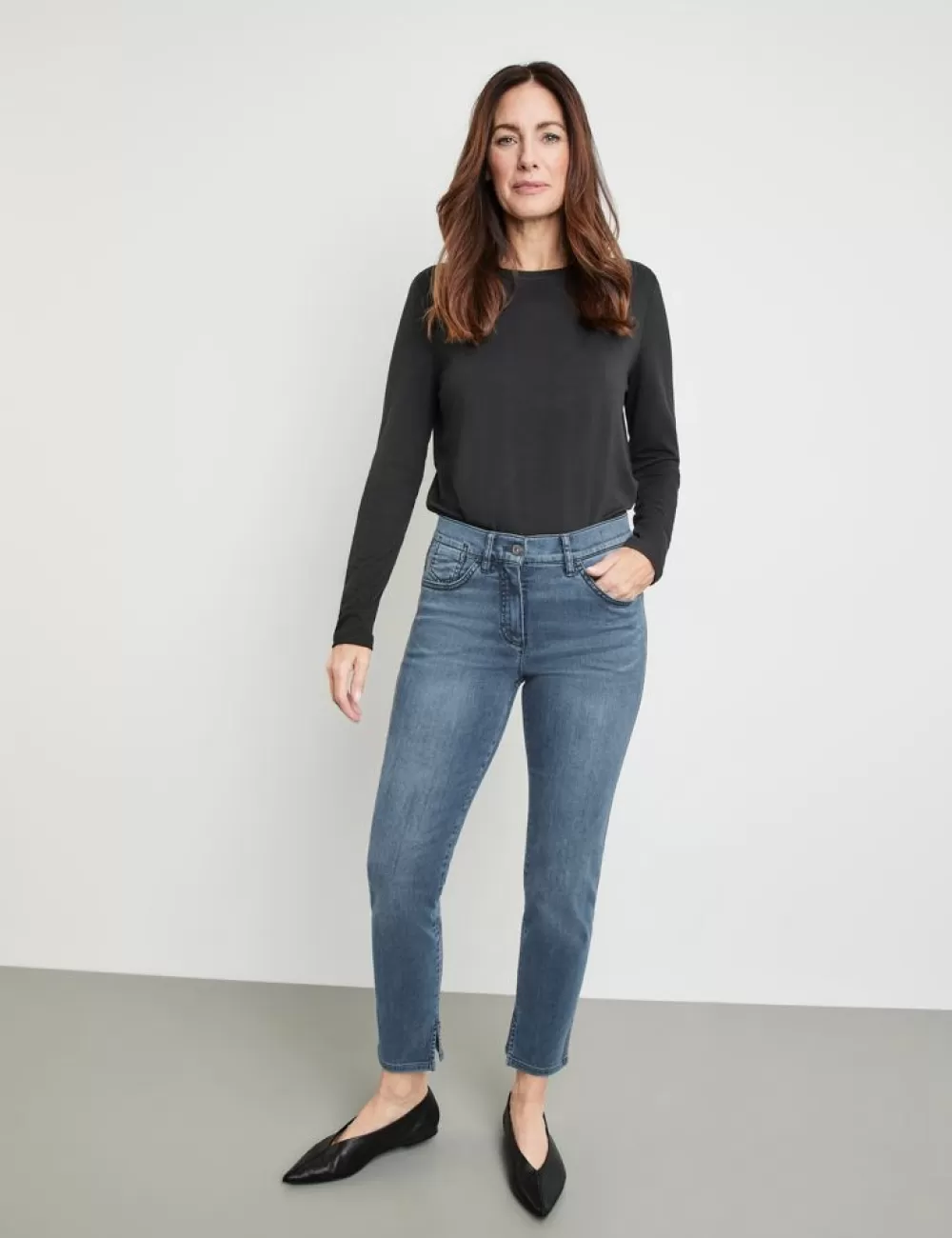 GERRY WEBER Best4Me Cropped Denim Sateen Clearance