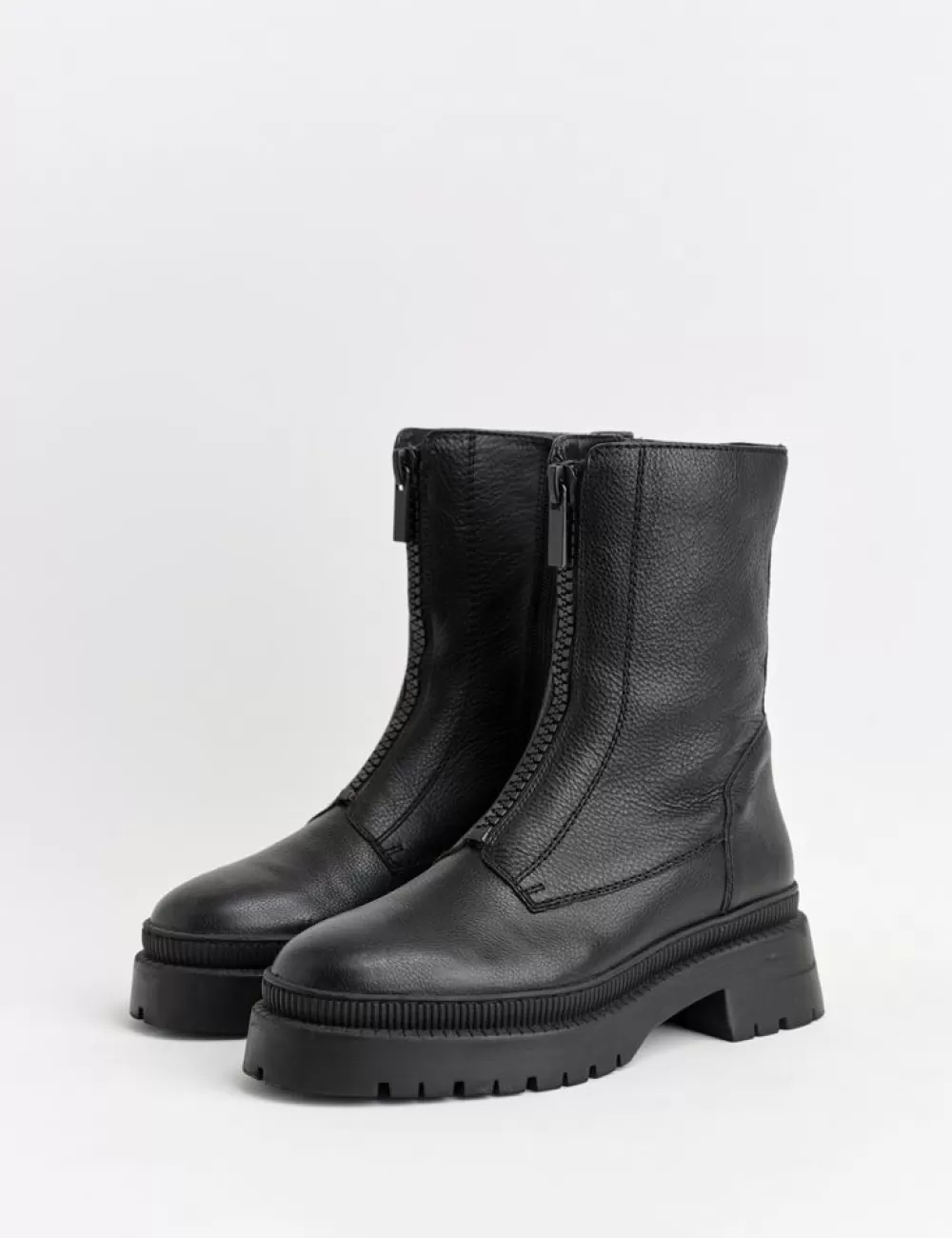 GERRY WEBER Botki Z Gladkiej Skory Z Zapieciem Na Zamek Blyskawiczny Na Przodzie Outlet