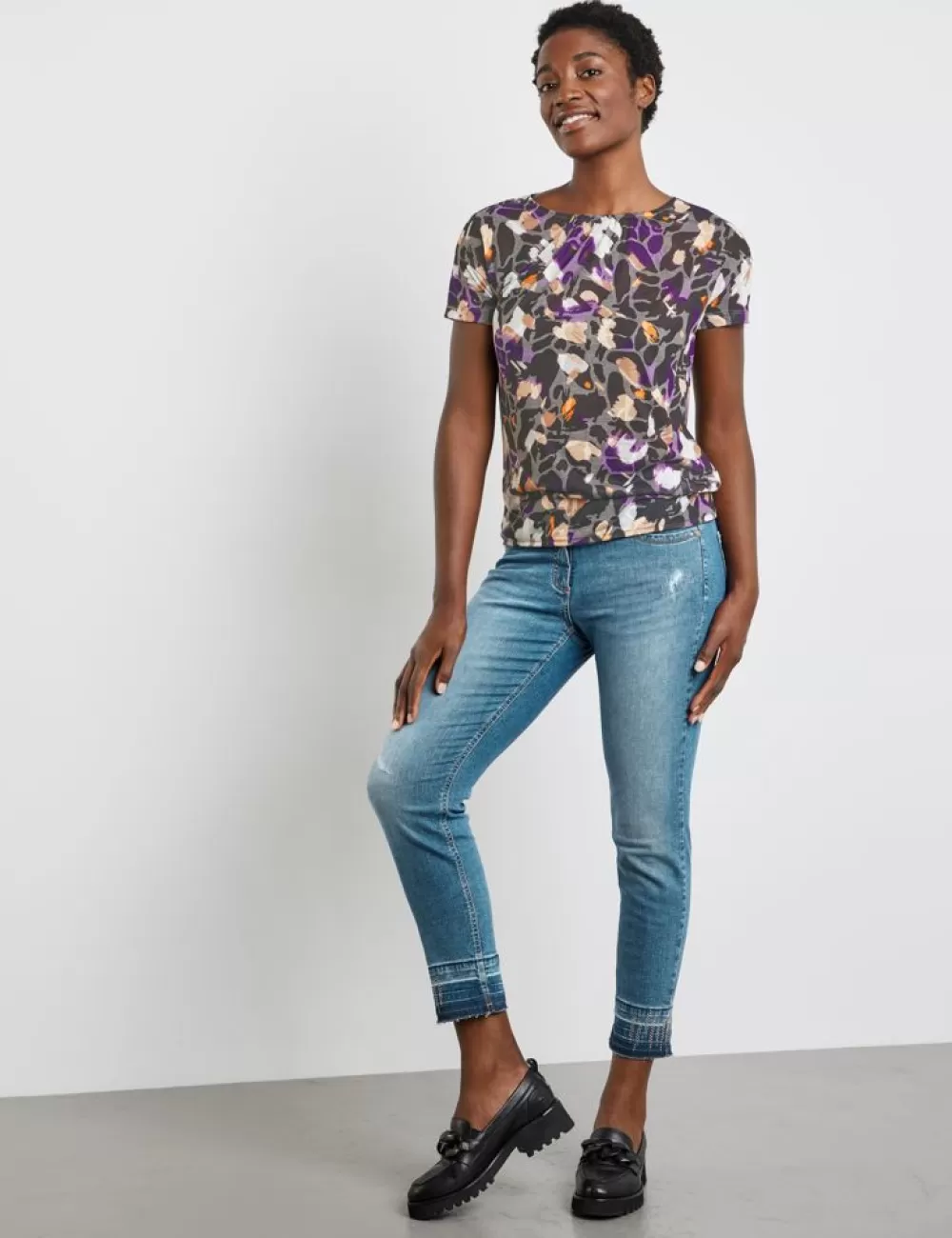 GERRY WEBER Dżinsy Z 5 Kieszeniami Best4Me Cropped Online