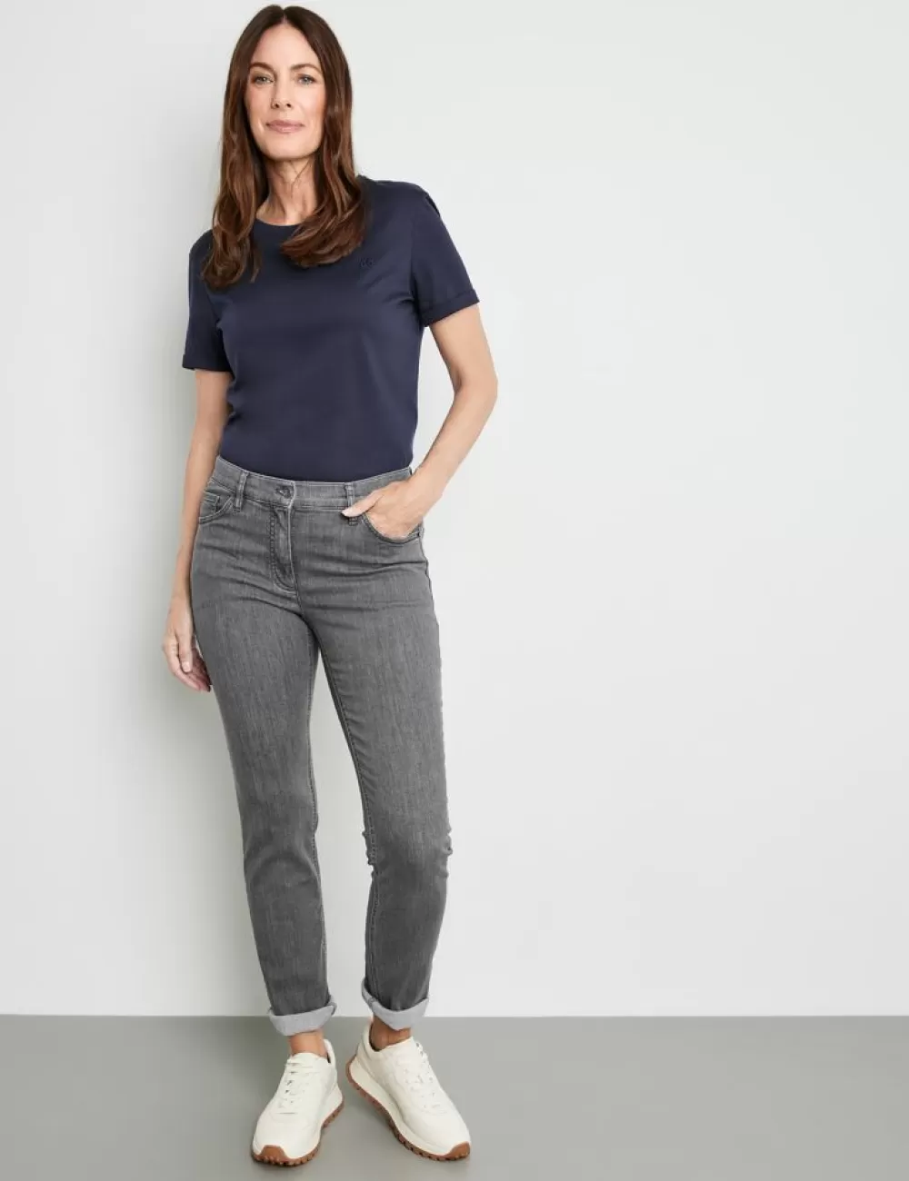 GERRY WEBER Dżinsy Z 5 Kieszeniami Slim Fit Best