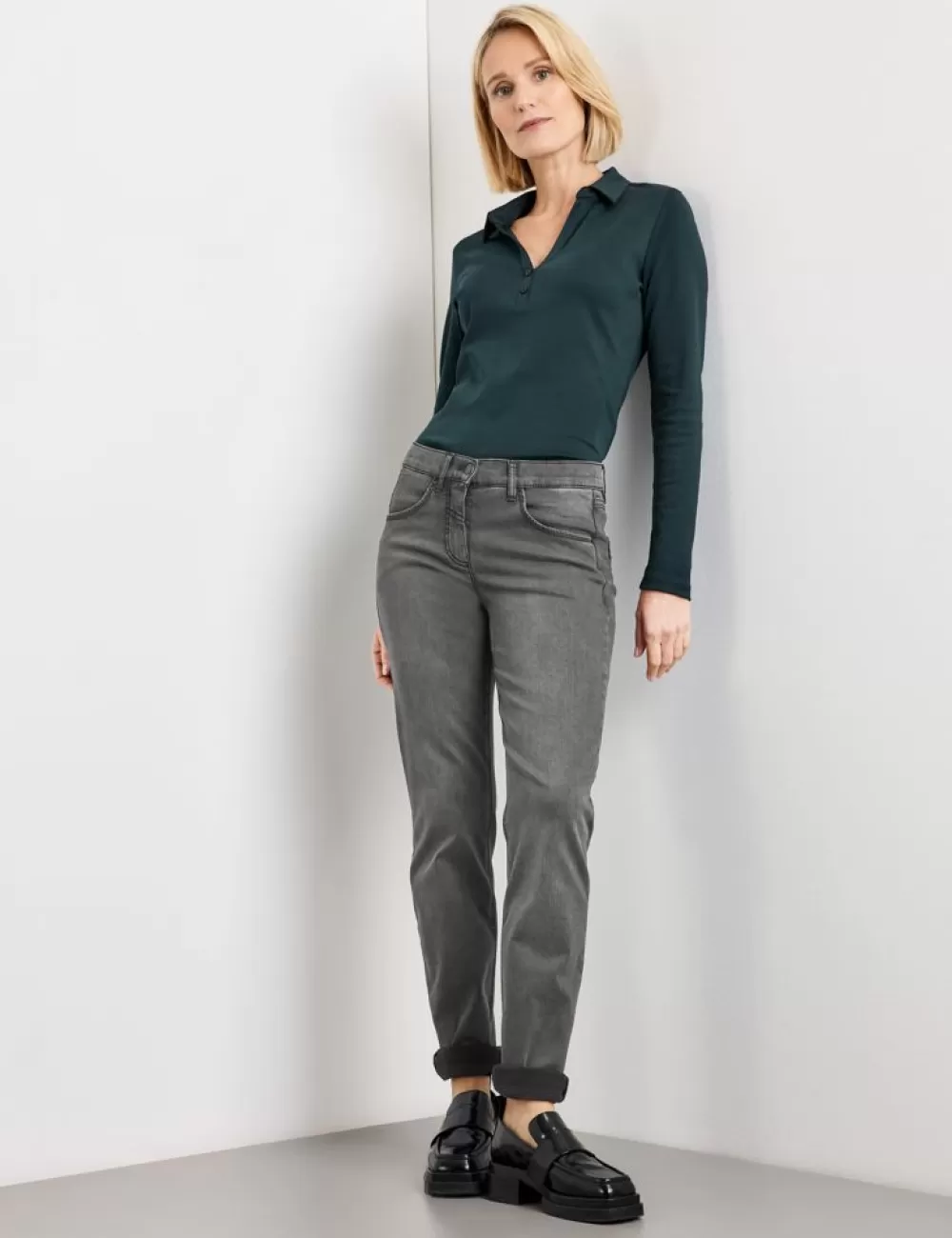 GERRY WEBER Dżinsy Z 5 Kieszeniami Slim Fit Best4Me Best