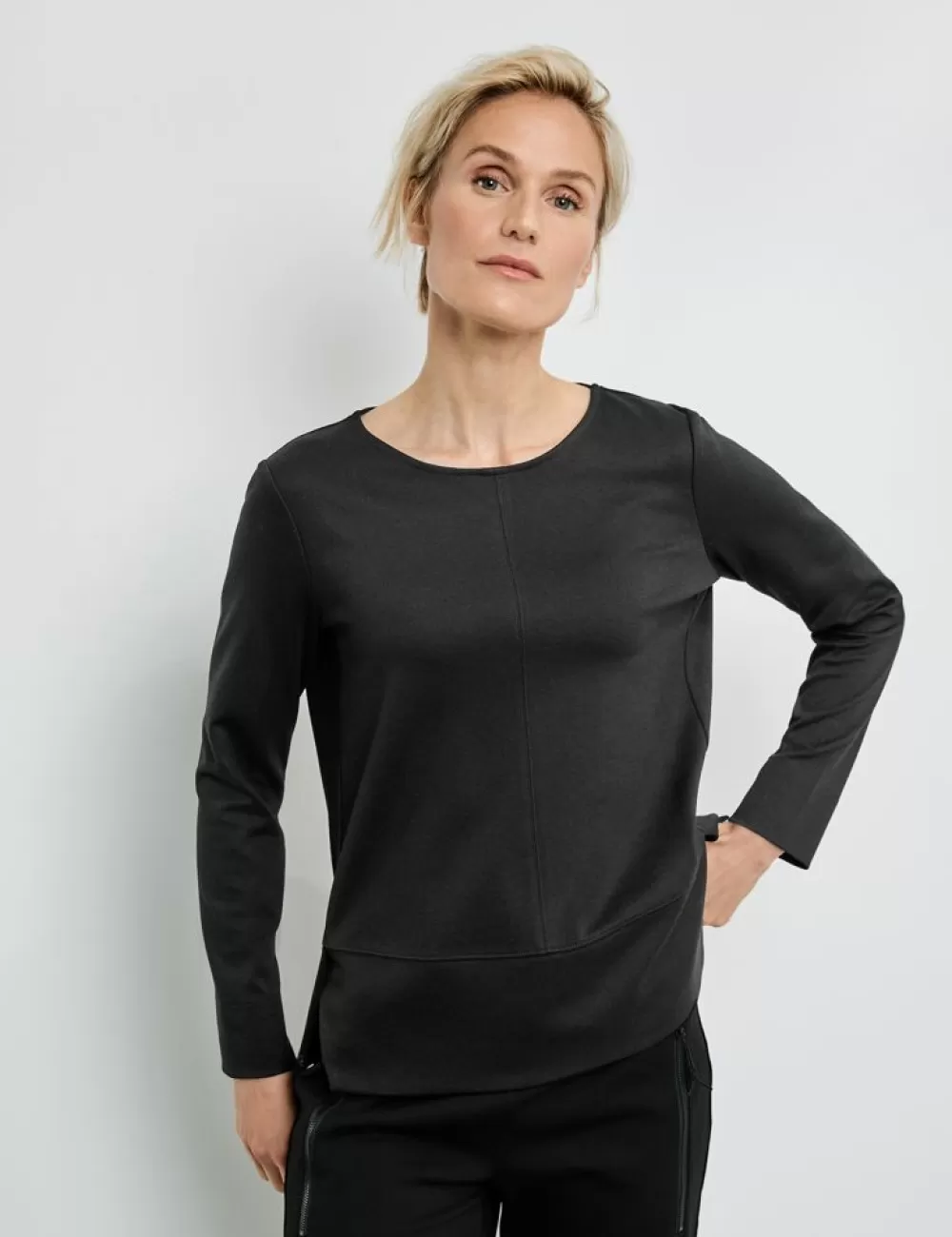 GERRY WEBER Koszulka Z Dlugim Rekawem I Szwami Dzialowymi Flash Sale