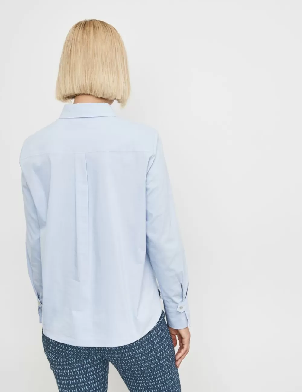 GERRY WEBER Koszulowa Bluzka Z Kryta Listwa Guzikowa I Paseczkami Przy Rekawach Clearance