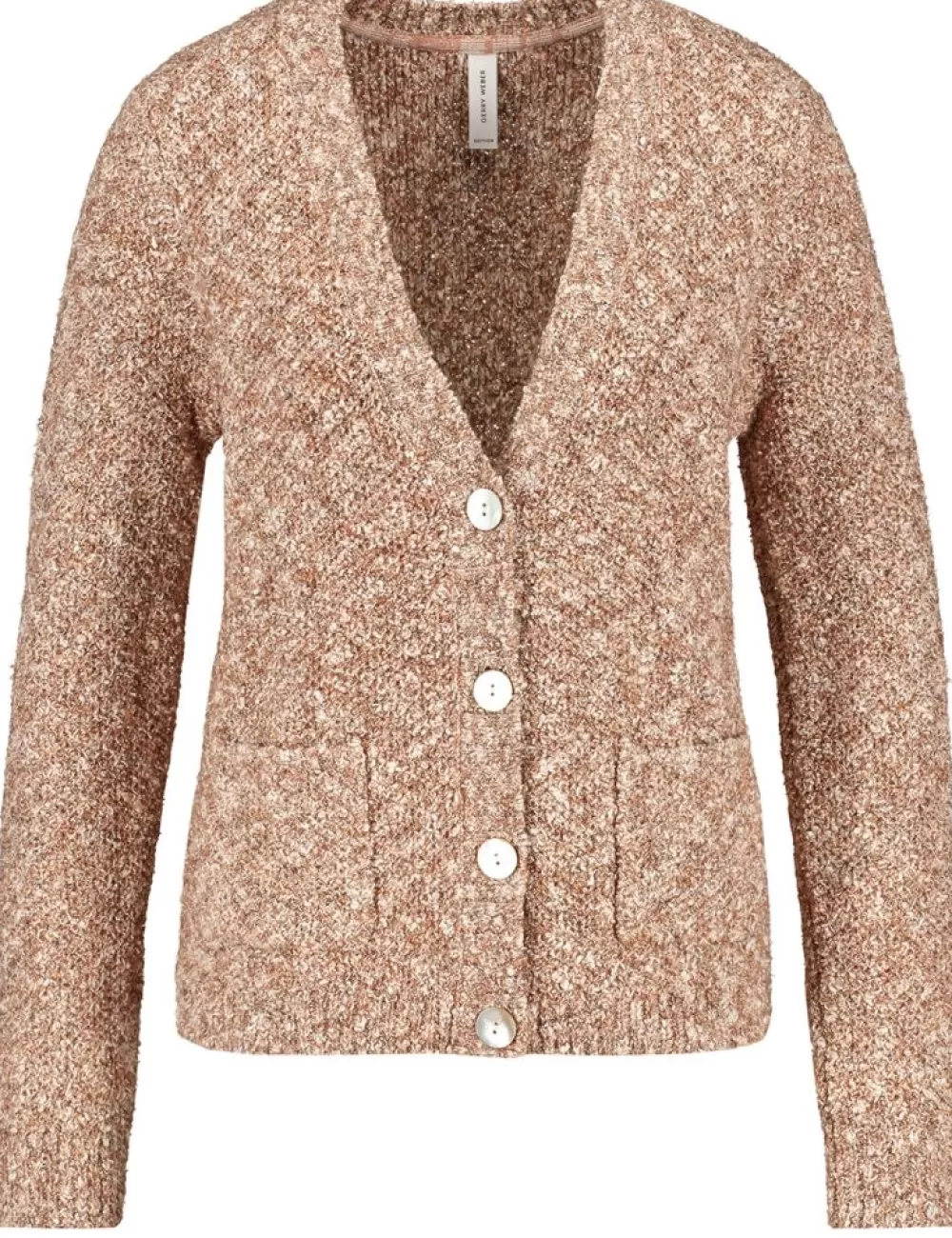 GERRY WEBER Rozpinany Sweter Z Dzianiny Przypominajacej Boucle Outlet