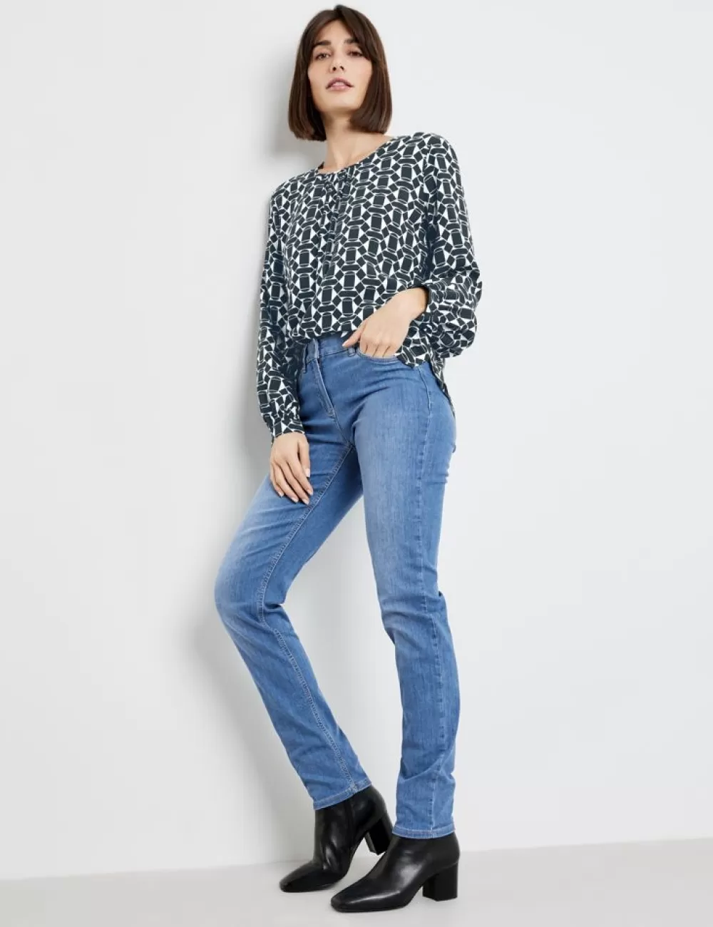 GERRY WEBER Spodnie Z 5 Kieszeniami Best4Me, Slimfit Sale