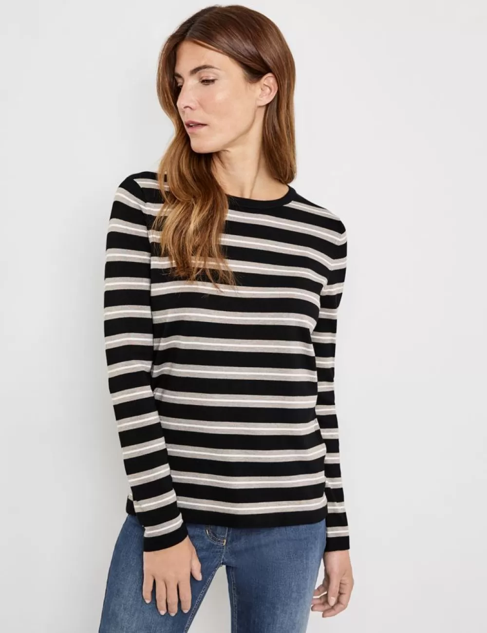 GERRY WEBER Sweter W Paski Clearance