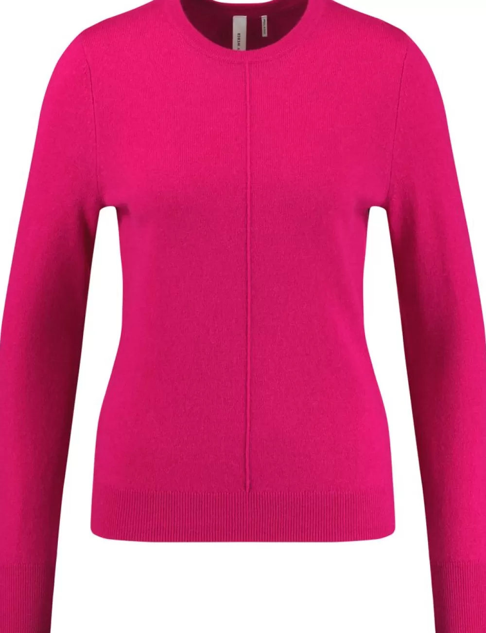GERRY WEBER Sweter Z Dlugim Rekawem Z Pionowa Zaszewka I Domieszka Kaszmiru Flash Sale