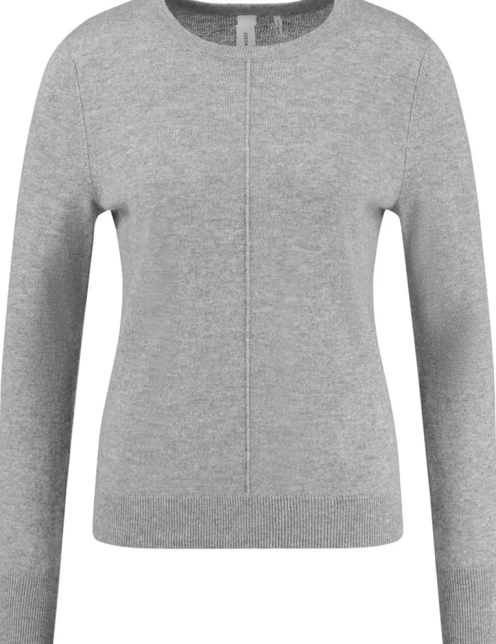 GERRY WEBER Sweter Z Dlugim Rekawem Z Pionowa Zaszewka I Domieszka Kaszmiru Best Sale