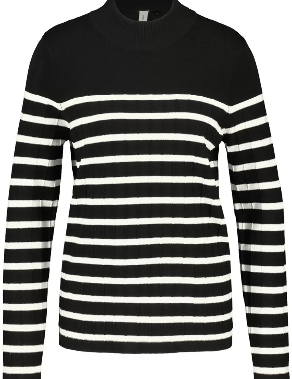 GERRY WEBER Sweter Z Pionowymi Zaszewkami Z Wysokiej Jakosci Dzianiny Sale